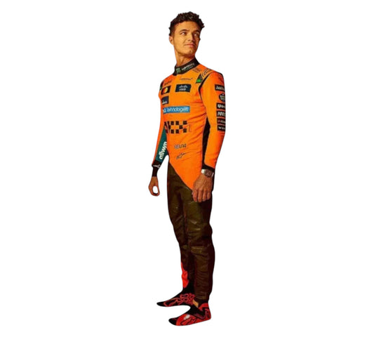 New Lando Norris 2025 McLaren F1 Racing Suit